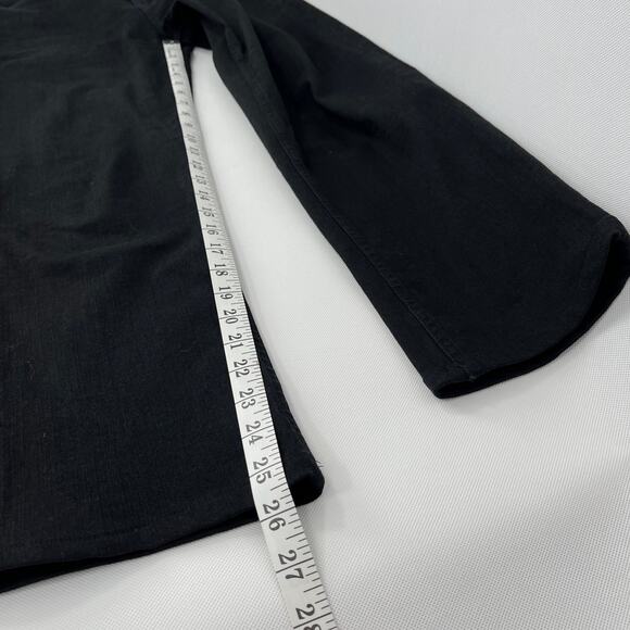 Mother Jeans High Waisted Rider Ankle Not Guilty Black Denim Sz 27 Straight Leg - Picture 12 of 16